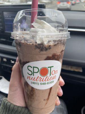 Oreo Nutella shake