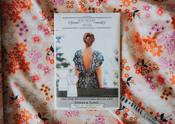 Sew House Seven Bridgetown Backless Dress/Tunic pattern