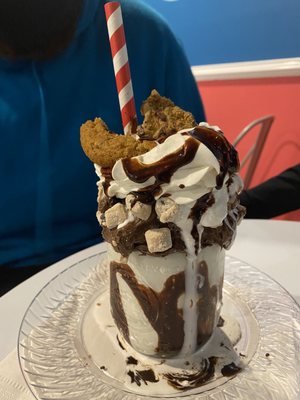 stuffed shake - cookie dough