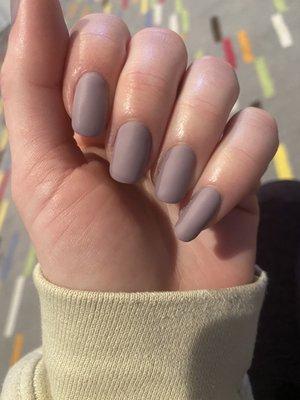 matte gel (just a polish change)