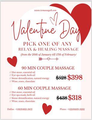 Romantic Valentine's Day Package