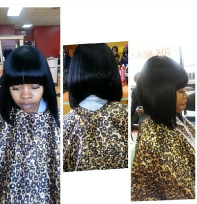 Quickweave.. Bob cut...