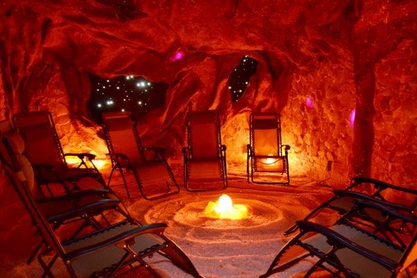 Our Himalayan Salt Cave - Upgrade your experience with a Lamina Mask