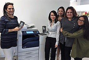 Happy new clients showing off their new Xerox MFP  February 2017