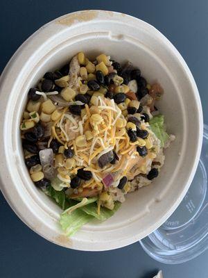 Southwestern grilled chicken bowl