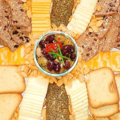 One of our signature Cheese Platters