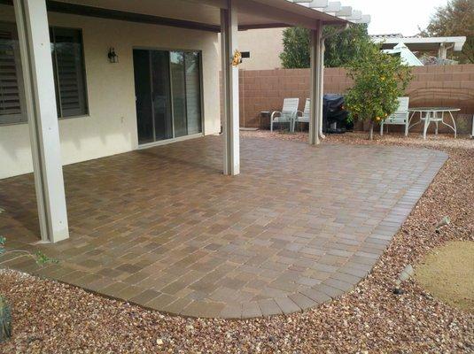 Tumbled Baja Paver Overlay