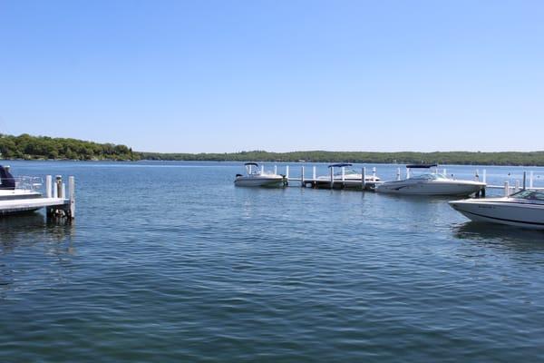 A view of Geneva Lake from Gage Marine