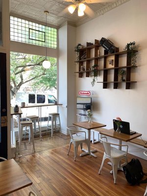 Coffee shop interior, Montclair NJ.