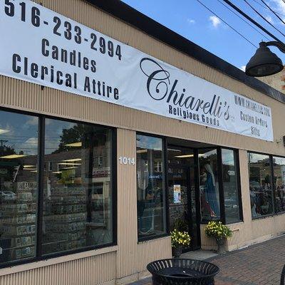 New Chiarelli Religious Goods Store. Location @ 1014 Jericho turnpike, New Hyde Park, NY 11040