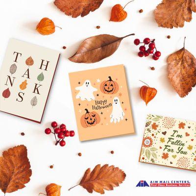 Bring us your holiday and fall cards to print