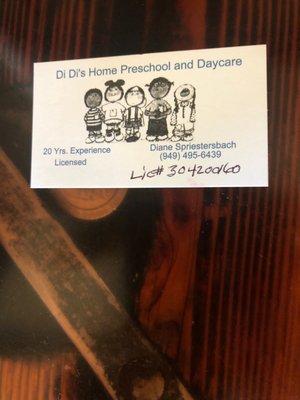 Di Di’s Home Preschool and Daycare