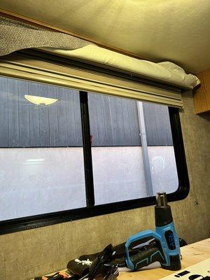 Customer RV new window tint installed