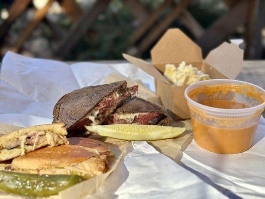 The Cuban, Reuben, Mac and Cheese and Creamy Tomato Soup