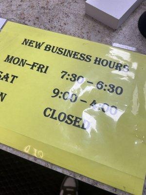 Business hours