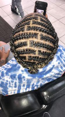 Man bun freestyle Braids