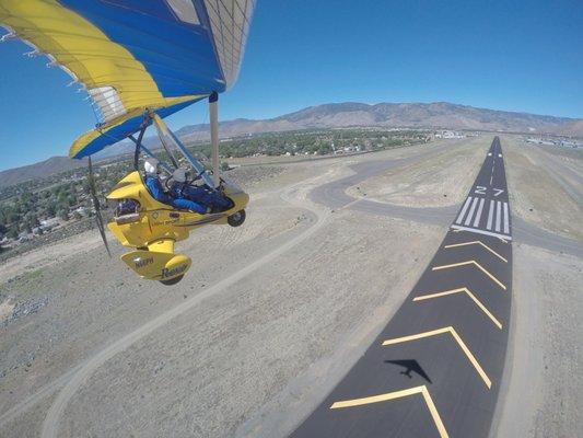 Learn to fly a Weight-Shift Control Trike LSA at the Carson City Airport in Carson City, NV.