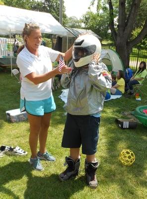 Summer camp astronaut training