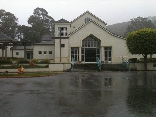 Exterior of St Peter's, Pacifica, CA