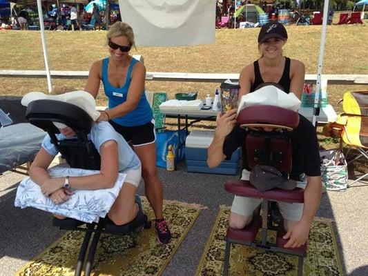 Julie and I at 2014 Dragon boat race