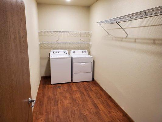 In-Unit Washer & Dryers!