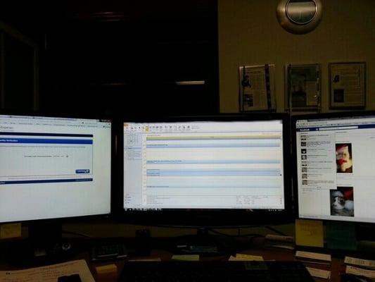 Having multiple monitors is a must to do business