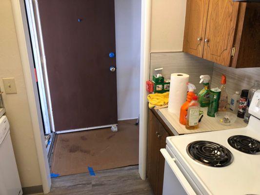 State of the property upon receiving keys to move-in