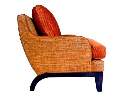 Antigua Chair in Raffia and Chenille