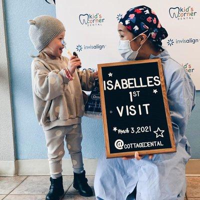 Dr.Pat made a new friend! We are so excited to have Isabelle as a patient3