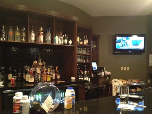 Bar and TVs