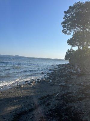 View from their beach.