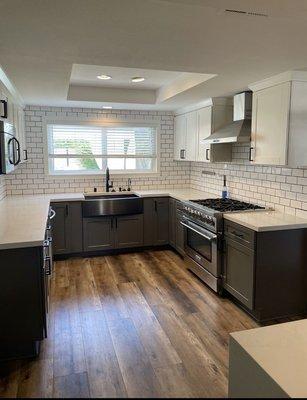 Remodeled kitchen and flooring