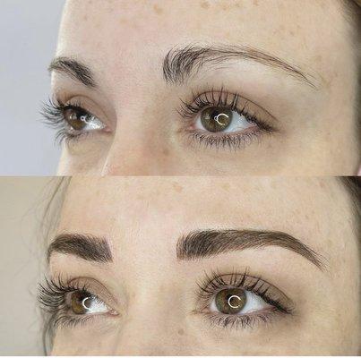 Microblading/microshading