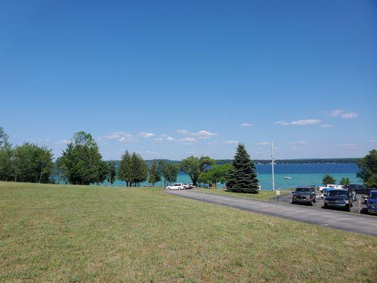 Boat launch and lake