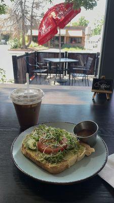 avocado toast & mocha