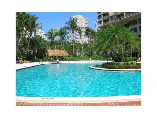 Brickell Key II pool in Miami, Fl.