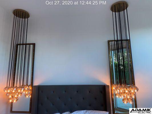 Restoration Hardware light fixture install