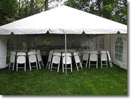 Tent , Table and chair packages