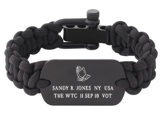 9/11 Terrorist Attack Paracord Bracelet