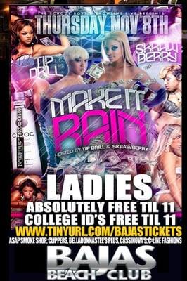 "College Hill Thursday" - Ladies FREE till 1am & Fellas pay $5 w/college ID's till 1am! Party til 3AM.