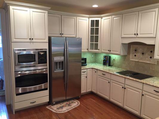 A kitchen we refinished/painted