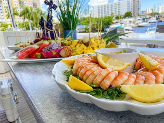 Fresh food on the sea