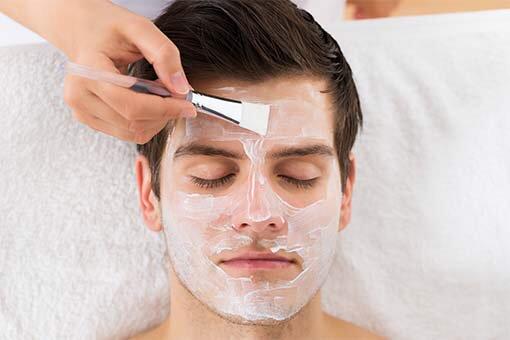 Man's facial are  available now