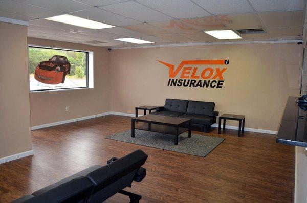 Inside view of Velox Insurance in Cedartown, GA