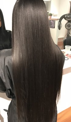 I had my first Keratin treatment with Suzie and I am beyond happy with the outcome and the great service .