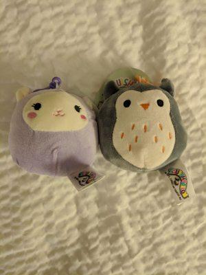 Cute Squishmallows plush keychains