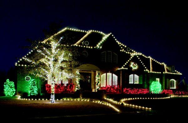 Our services include house lights, tree lights, and ground lights.