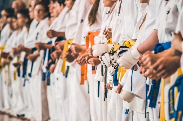 With regular practice, karate teaches discipline and respect, which builds self-confidence and a positive attitude!