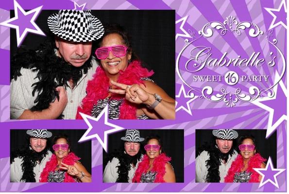 Aura Occasions Sweet 16 Photo Booth..