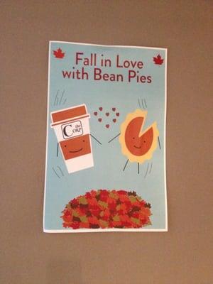 The bean pie is really good!